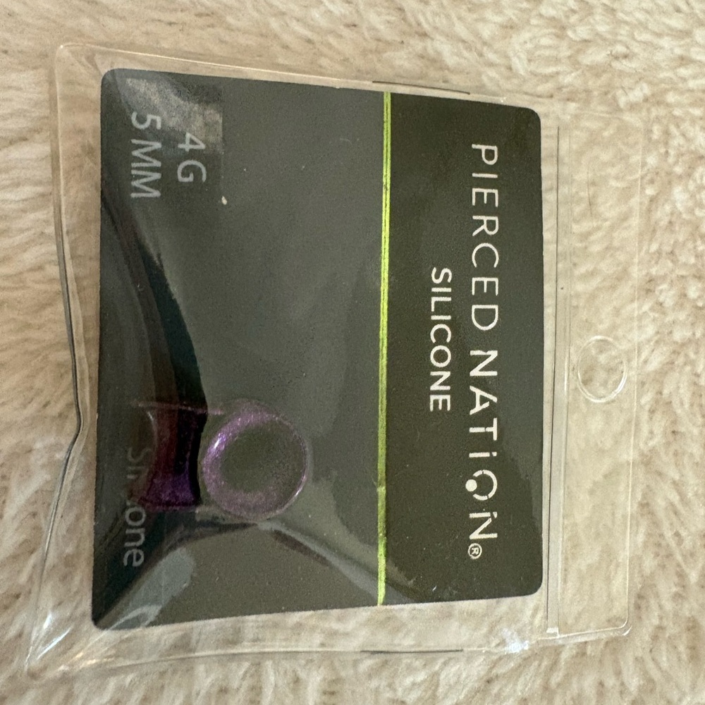 Spencer's Black Silicone Ear Plug